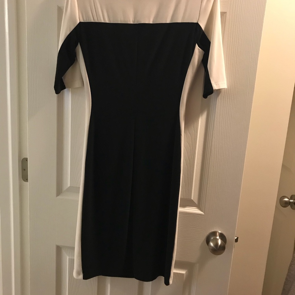Ralph Lauren black and white dress